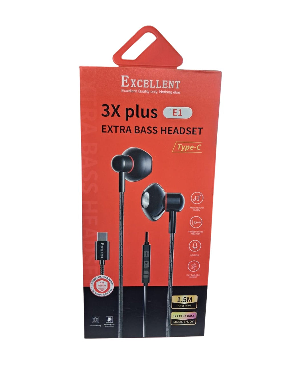 Excellent Type-C 3X Plus Extra Bass Headset