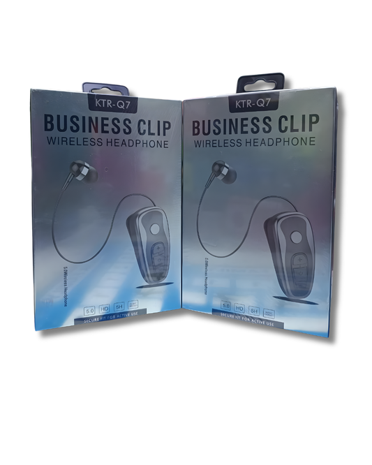 KTR-Q7 Business Clip Wireless Bluetooth EarPhones