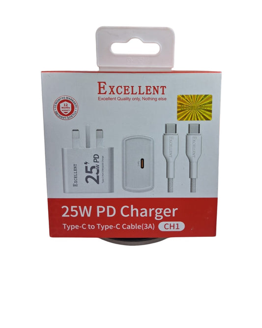 Excellent EX-CH1 25W PD Super Fast Charger | Type-C