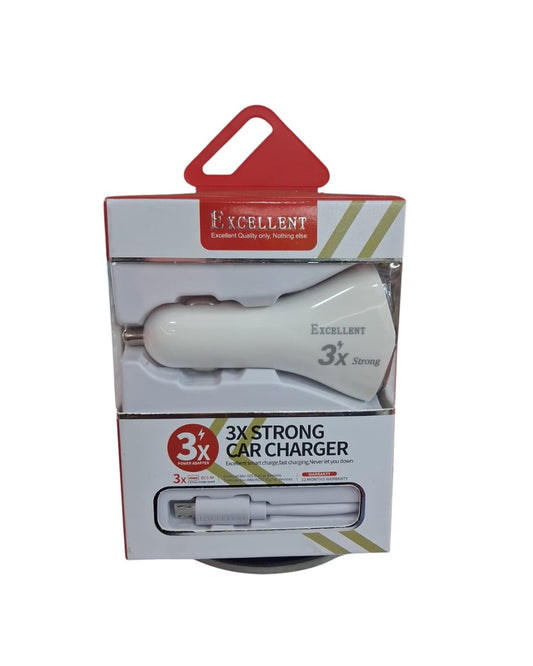 Excellent 3X Strong Fast Car Charger