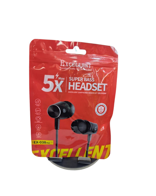 Excellent 5X Max Super Bass Wireless Headset | 50Hr Playtime