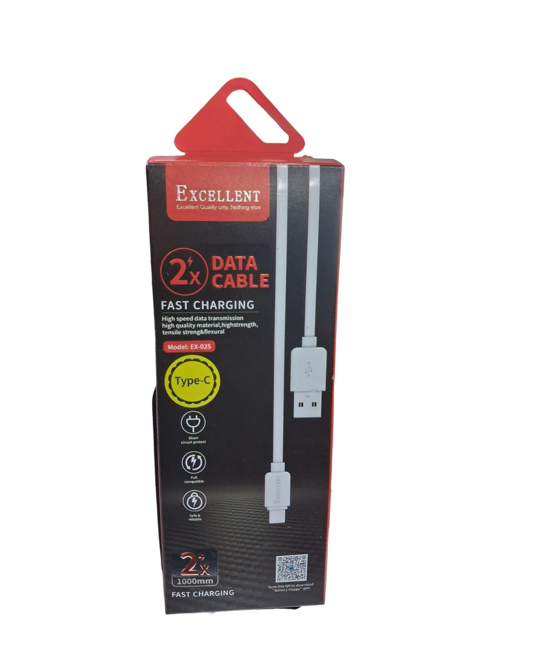 Excellent EX-025 Type-C Fast Charging Cable | 3A High Speed