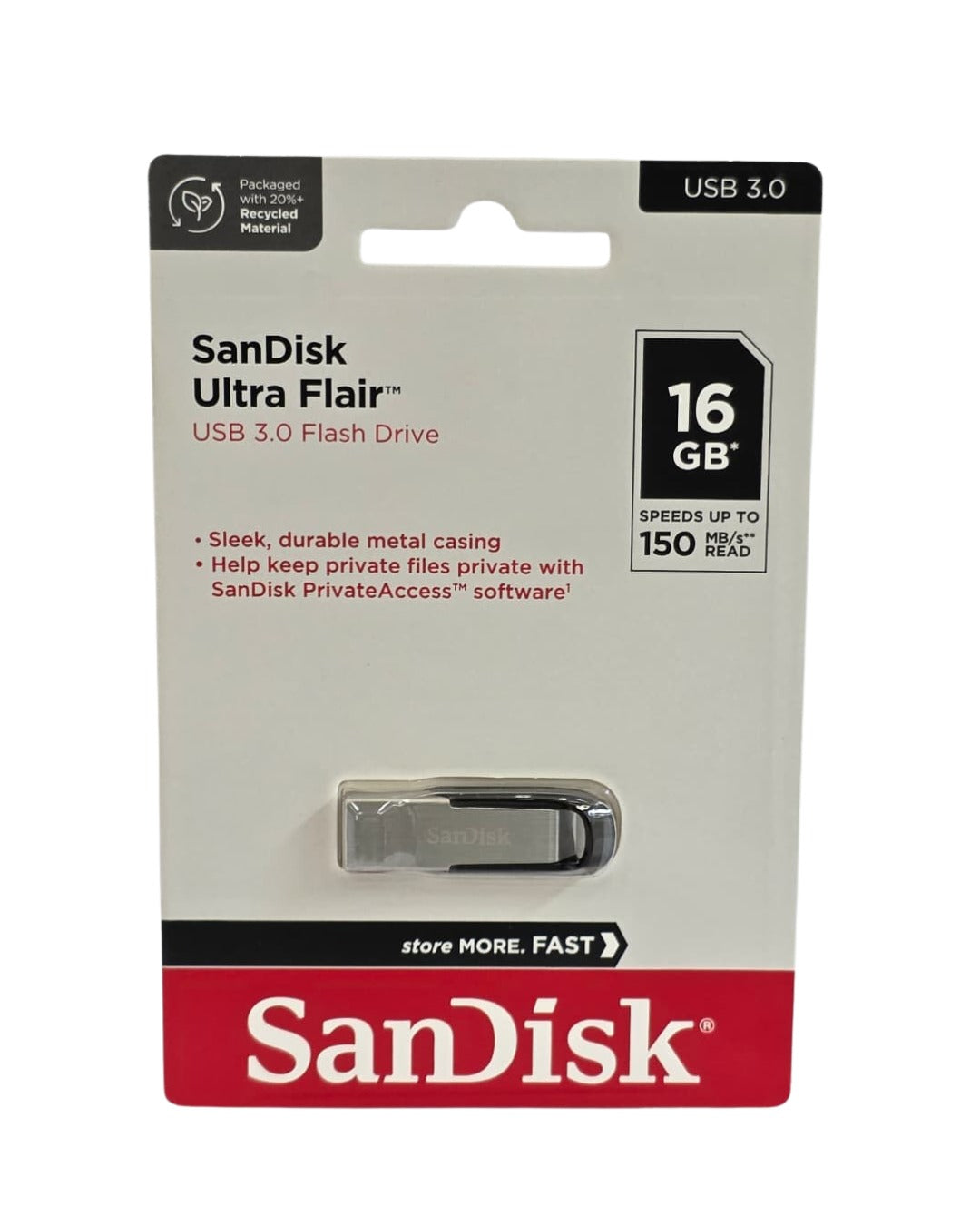 SanDisk Ultra Flair 16GB USB 3.0 Flash Drive | Fast 150MB/s | Skysana Enterprises