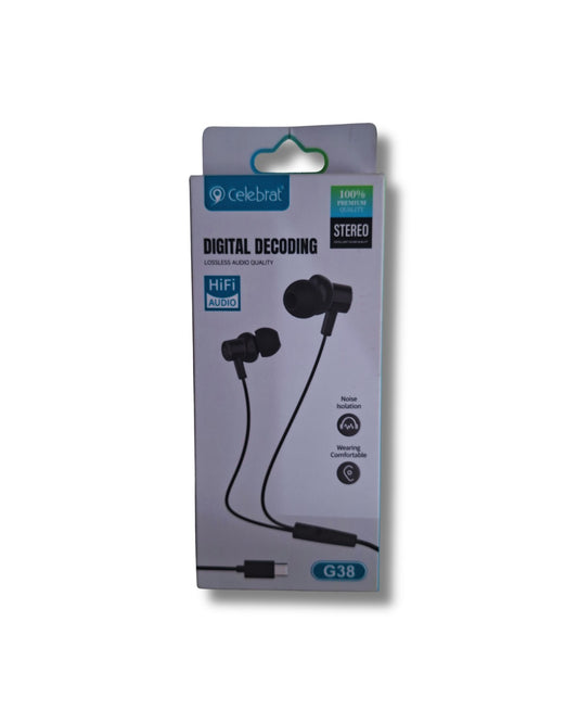 Celebrat G38 Digital Decoding Earphones